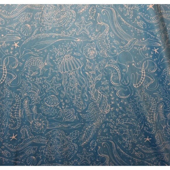 Maelreg Golf Polo Men Stretch Performance AOP Marine Life Whales Seahorse Turtle - Picture 3 of 8